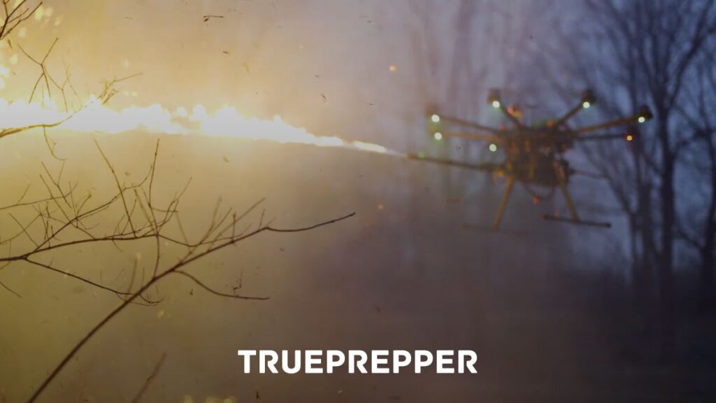 Best flamethrower drone to light up zombies or wasps