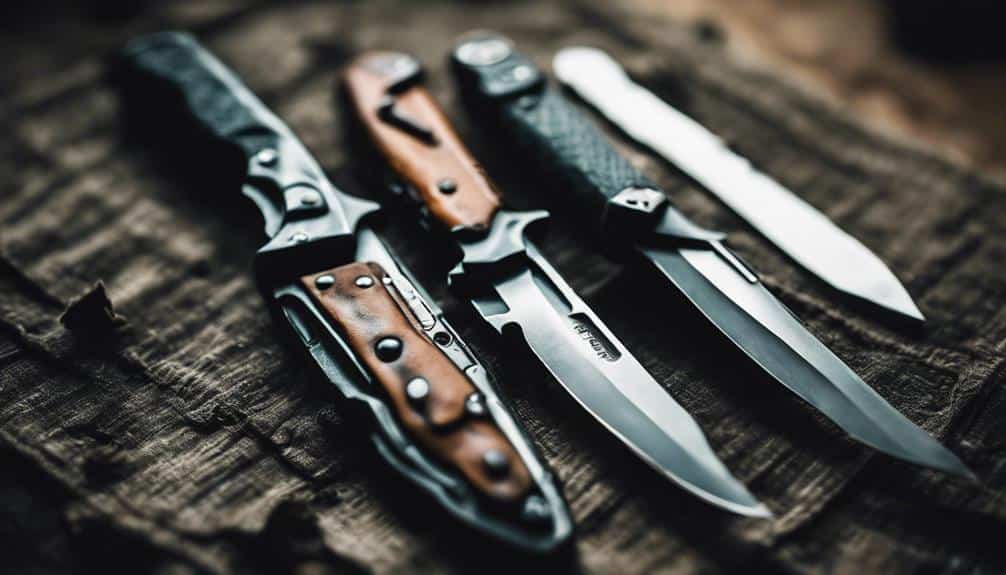 covert edc self defense knives