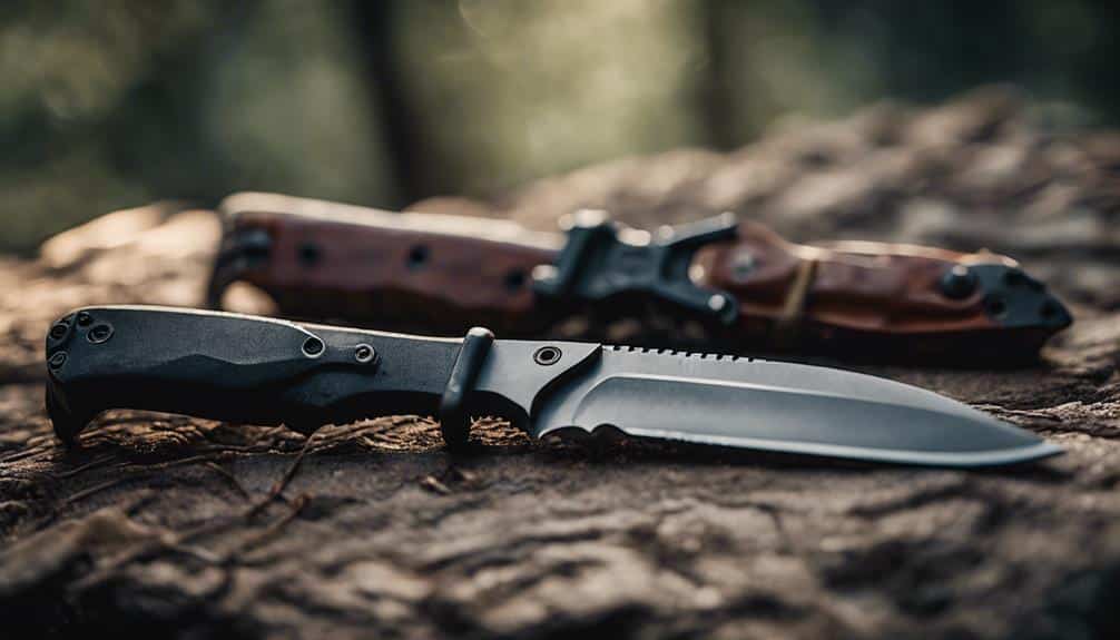 outdoor defense with tactical knives