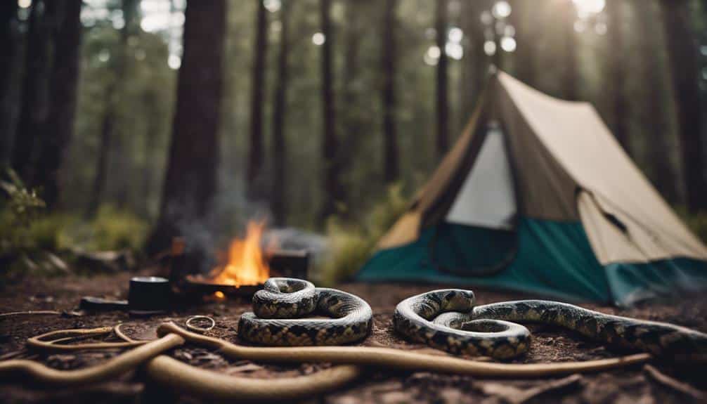 snake repellent tips camping