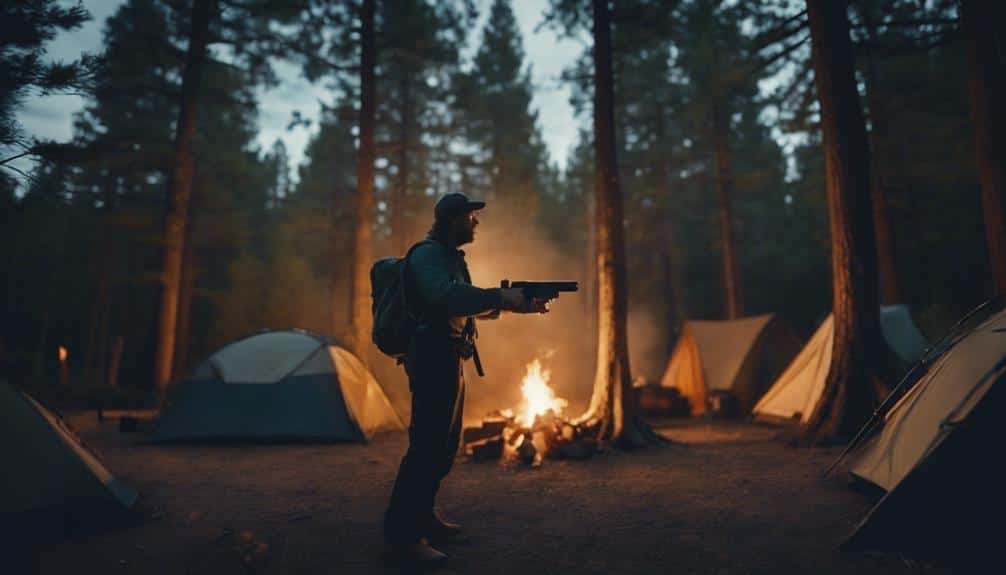 pepper gun camping safety