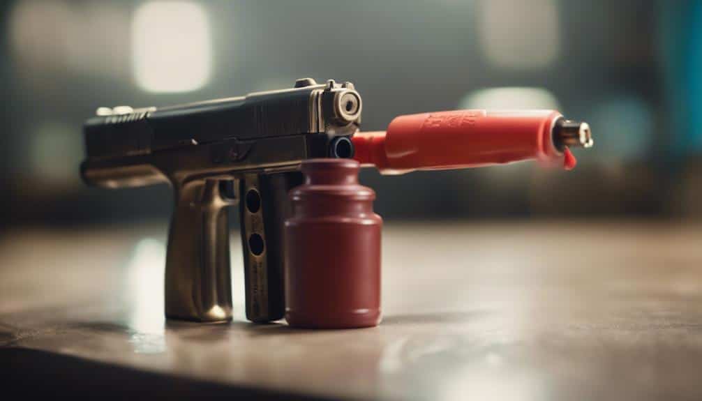 pepper gun versus spray