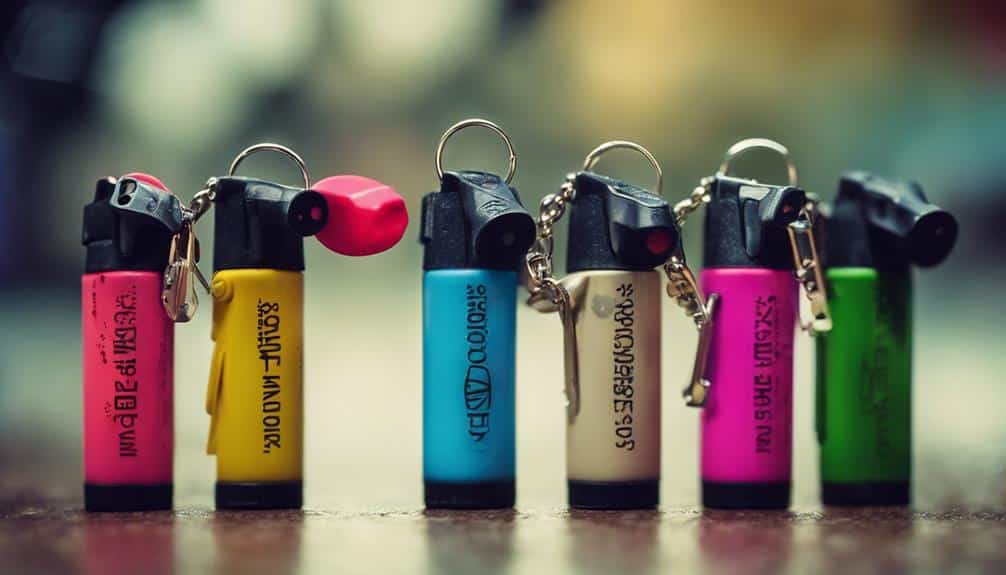 top pepper spray keychains